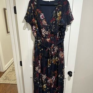 Floral V-Neck Dress